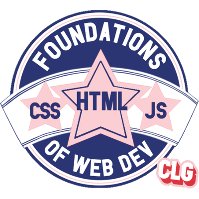 Code Like a Girl Foundations of Web Dev Badge